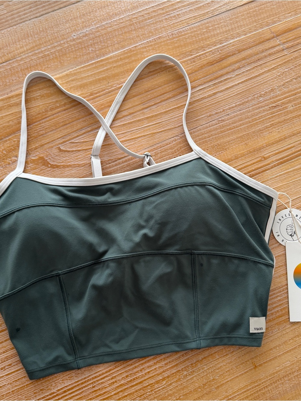 Vuori AllTheFeels Corset Tank Agate